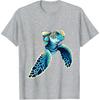 Sneaking Turtle - Zoologist Zookeeper Beach Ocean Sea Lover T-Shirt