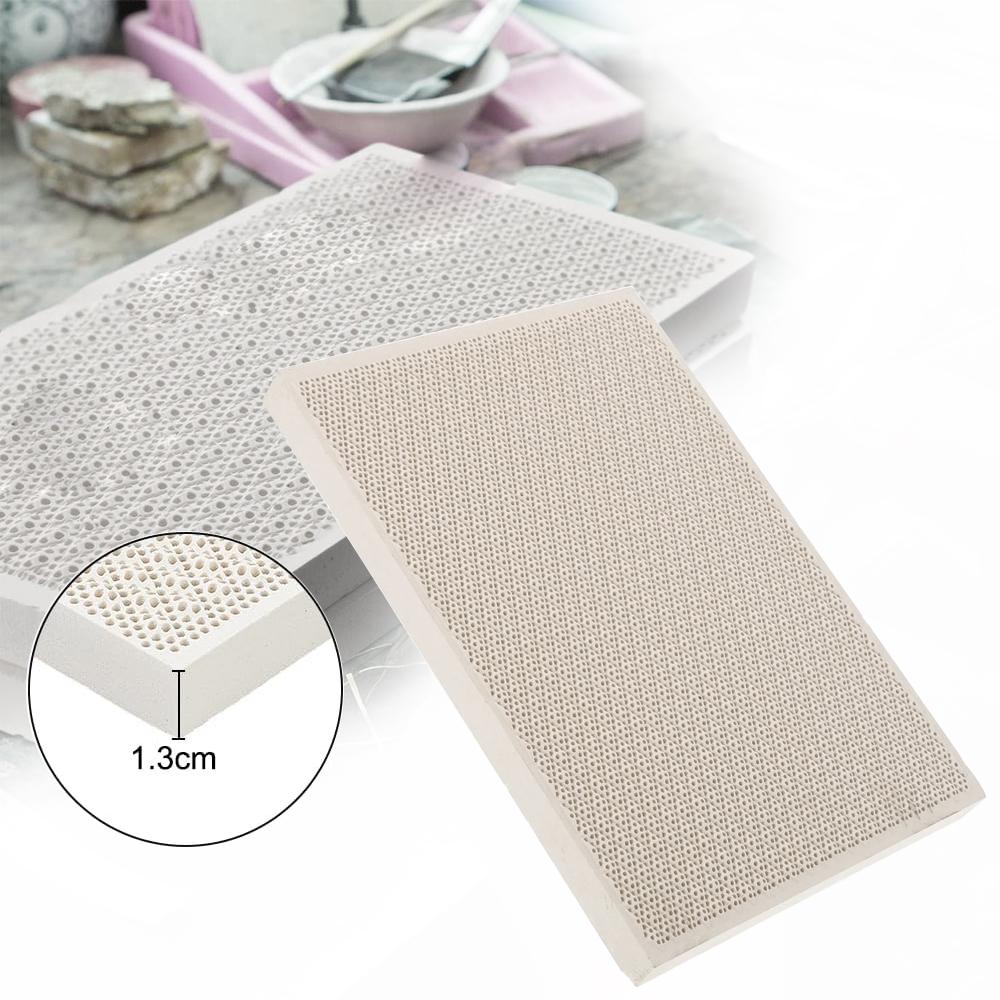 1 pcs honeycomb ceramic mat square/round welding plate jewelry welding block panel welding parts heater melting and casting tool