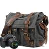 Ретро сумка для DSLR-камеры из холста и коровьей кожи: Многофункциональный чехол-вкладыш для мужчин и женщин - Зеркальная фотосъемка