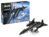 German Revell 1/48 Scale US Air Force Lockheed SR-71 Blackbird Plastic Model Kit 04967