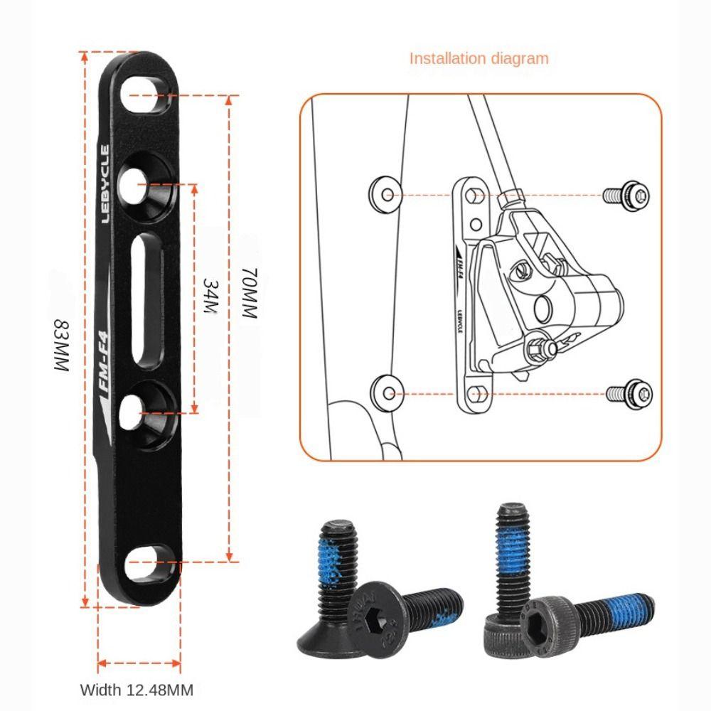 Велосипедный передний/задний переходник с винтами, велосипедные аксессуары, плоское крепление, адаптер дискового тормоза для шоссейного велосипеда