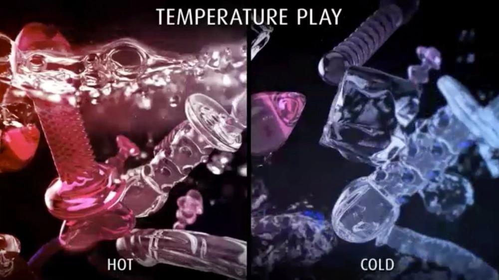 Icicles - Curved Glass Dildo with Grooves