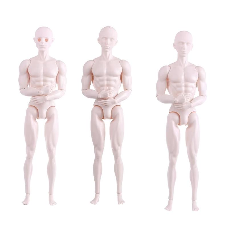1/6inch Male Doll Blank Body Nude Mannequin Doll For Craft Customization And Replacement Model for Ball Joint Doll