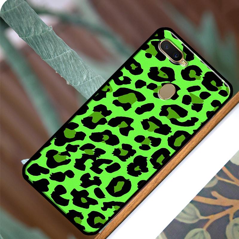 Leopard Print Black Cheetah Pattern Cover For OPPO A52 A72 A54 A74 A94 A1K A15 A83 A91 A5 A9 A31 A53 A53S A3S A5S Phone Case