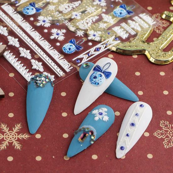 Модная наклейка для дизайна ногтей 5D стереоскопические аксессуары DIY маникюр