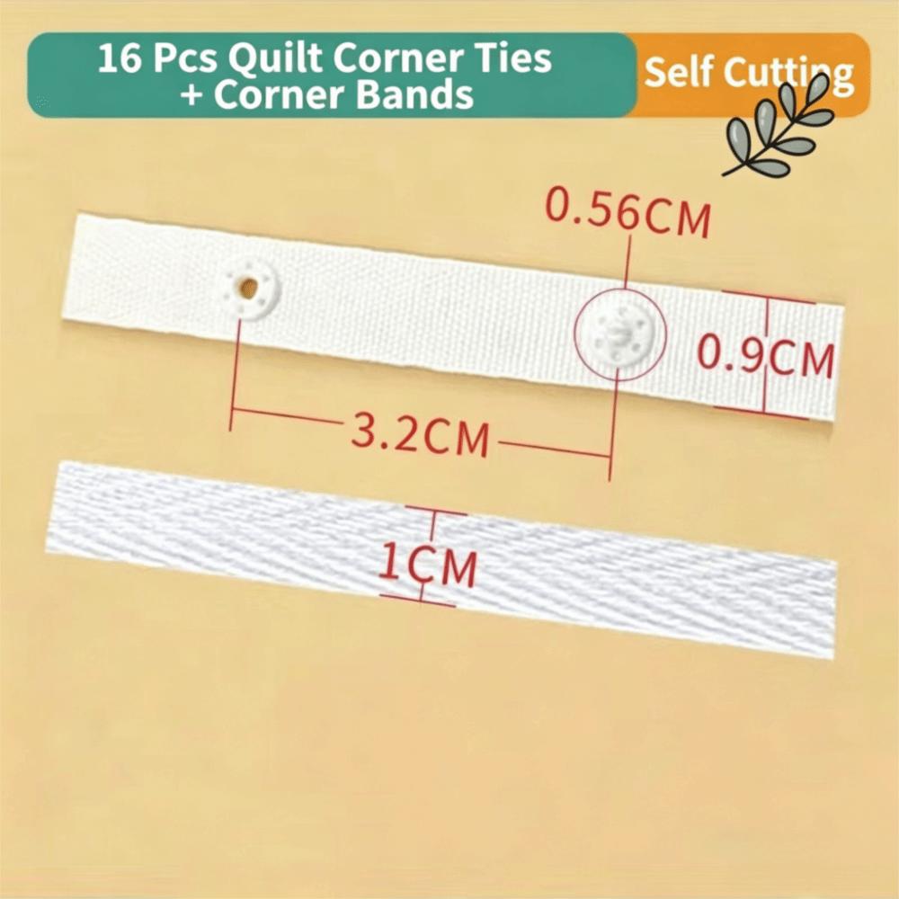 4/8/16PCS Four Corner Fixed Quilt Cover Ties Flat Rope Binding Duvet Cover Straps Home Use