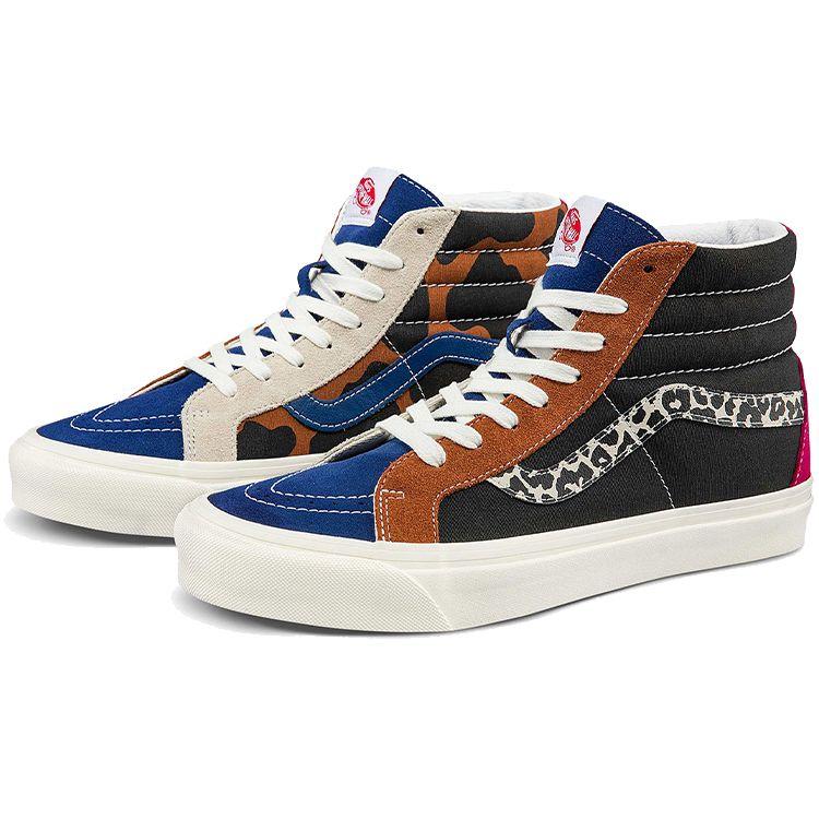 Vans Sk8 38 Dx Повседневные Легкие Высокие Кеды для Скейтбординга Унисекс Черный Синий Коричневый VN0A5KRI96M