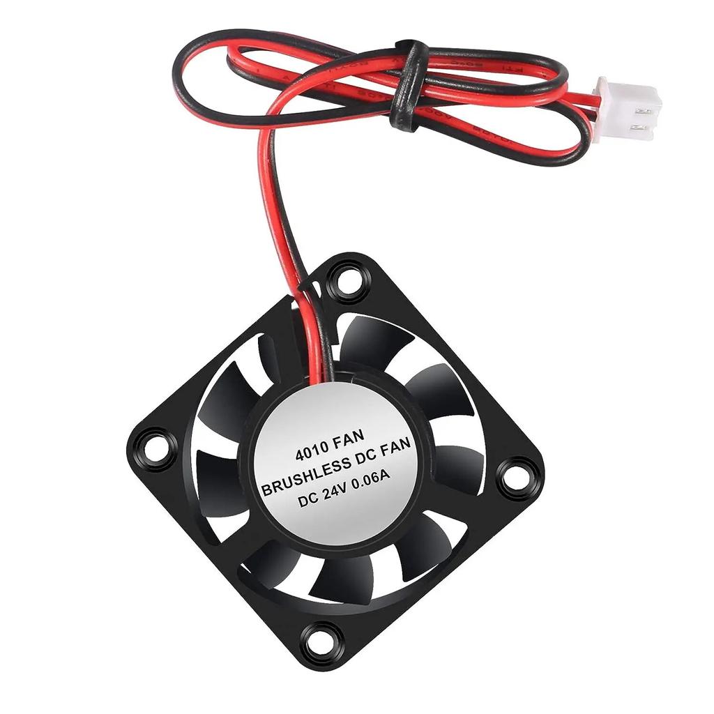 4PCS 3D Printer Cooling Fan,4010 Blower 40X40 X 10mm Hydraulic Bearing Brushless DC 12v 24v Cooling Fans for 3D Printer