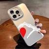 Love couple avatar Phone Case For iPhone 17,16,15,14,13,12,11,Pro Max,Plus Candy Silver Cover