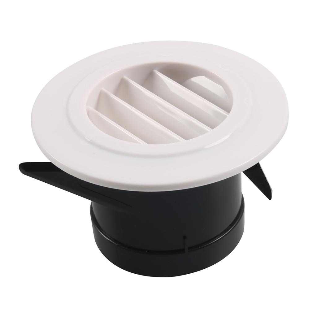 Upgraded Round Air Vent Louver Grille Cover Soffit Vent Easy Installation Used for Bathroom Office Kitchen Ventilation
