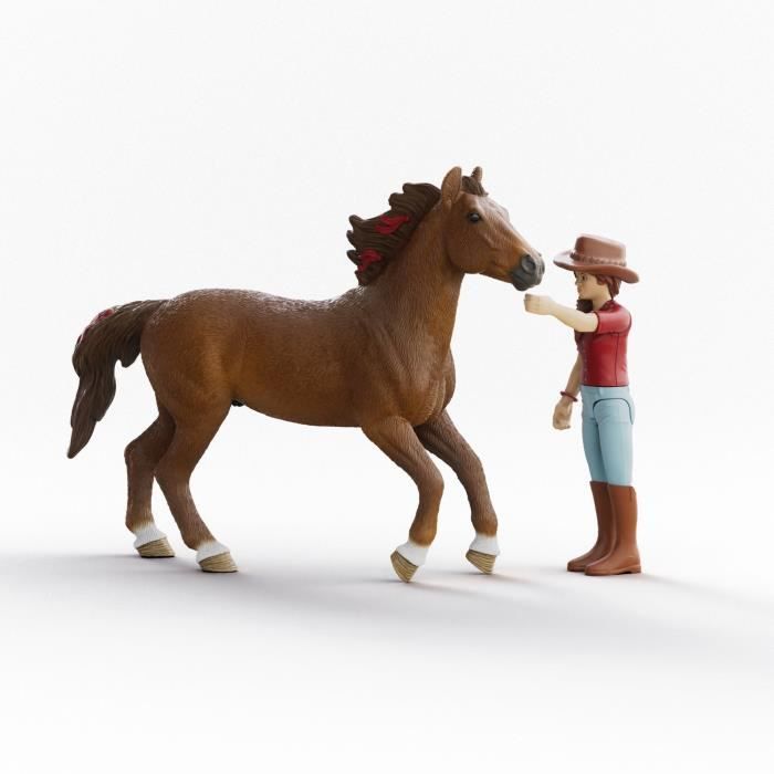 Figurines Hannah et Cayenne, SCHLEICH 42711 Horse Club, Dès 4 ans