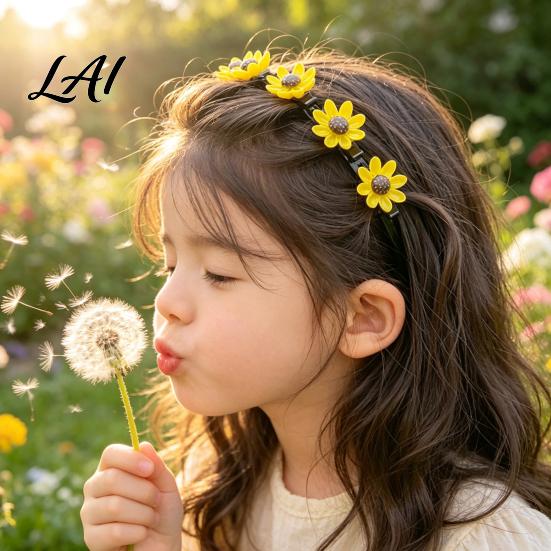 Cute Decorative Headwear for School Cartoon Girls Hairband Clips Headband with Hair Accessory Stylish Daily