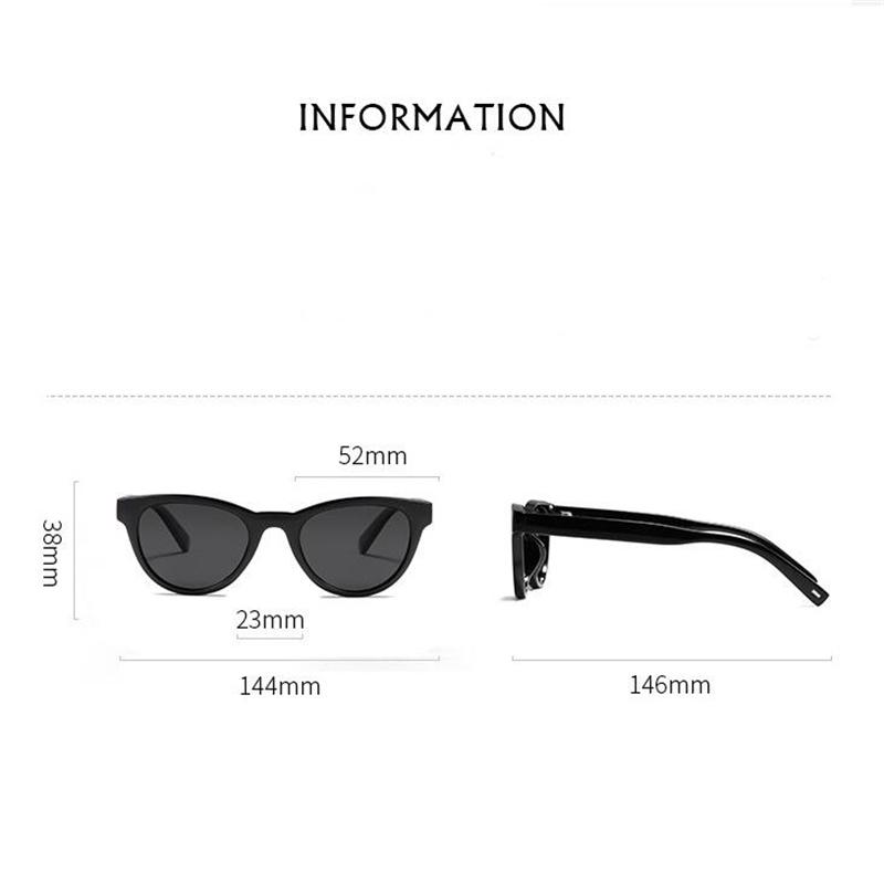 Солнцезащитные очки TR90 с небольшой оправой «кошачий глаз» для близорукости, женские поляризованные модные антибликовые очки UV400 с диоптриями -0,5 -0,75 до -6,0