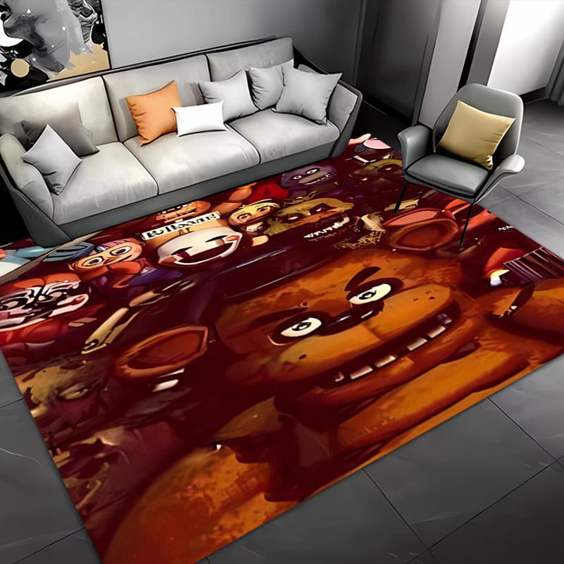 1pc Five Nights at Freddy's3 Entrance Mat, Non-Slip Mat Area Rug,Room Decor, Outdoor Decor, Kitchen Rug,Doormat - Machine Washable, Easy to Clean