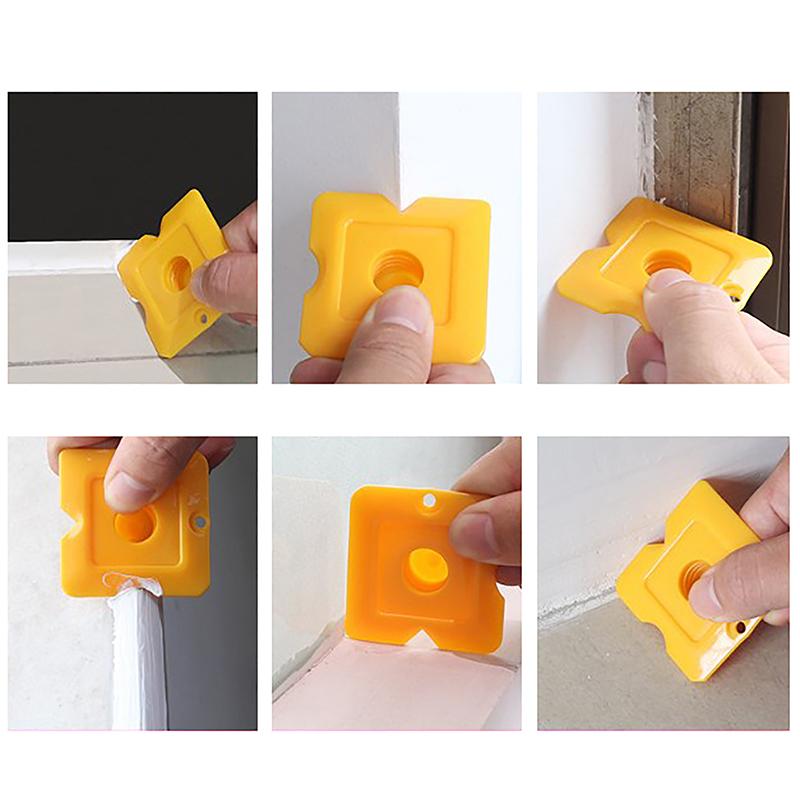 4Pcs Glass Cement Scraper Sealant Grout Remover Tool Home Finishing Caulking Tools Home Cleaning Hand Spatula Tool