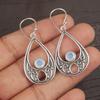 Milky Opal 925 Solid Sterling Silver Earrings, Handmade Gemstone Earrings Jewelry, Gifts For Wife Brand New Earrings