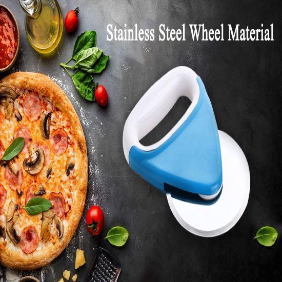 RSINC Pizza Cutter, Sandwich & Pastry Cake Cycle Cutter, Sharp, Wheel Type Cutter, Pack of 1, Multicolour Wheel Slicer