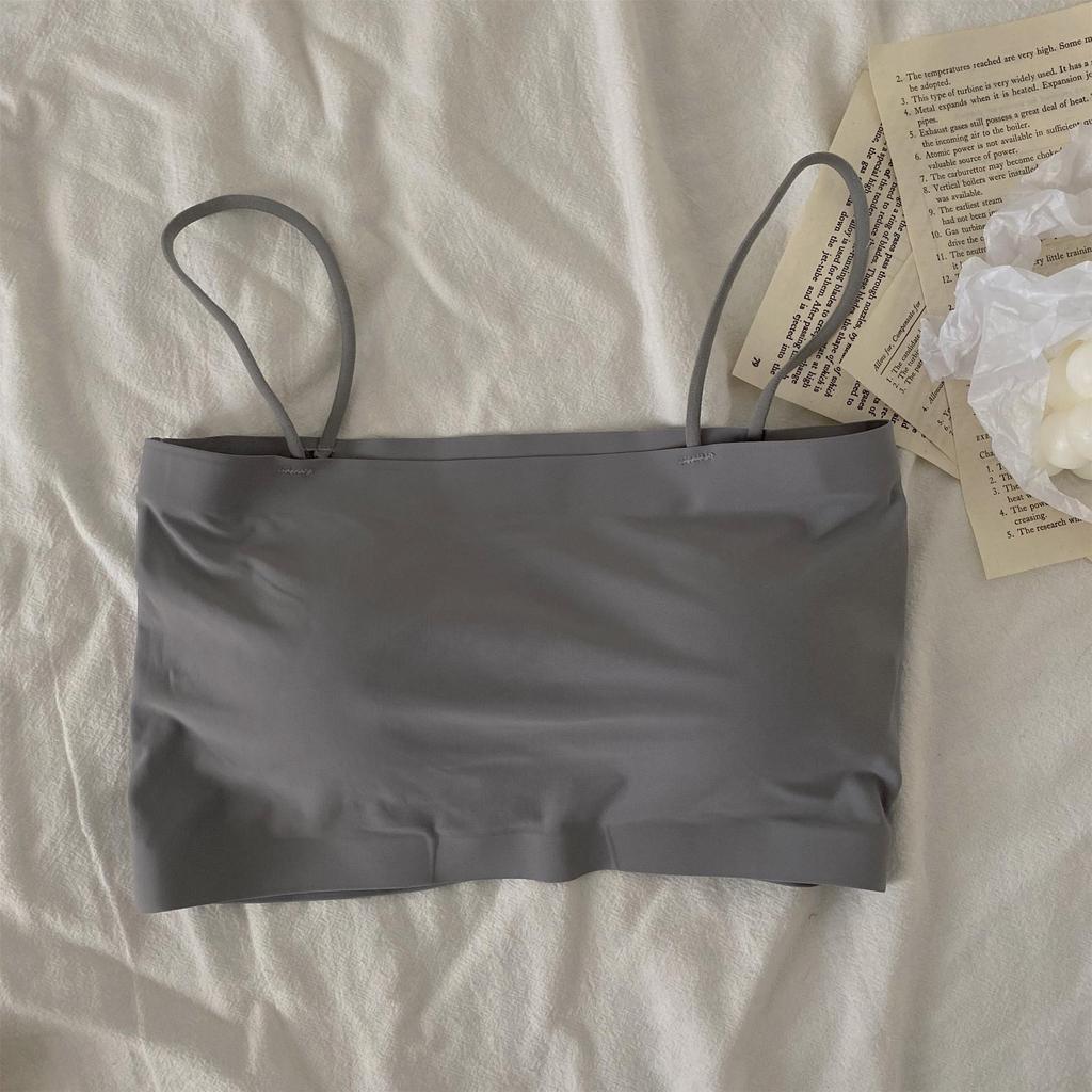 Майка Ice Silk Anti-Exposure с нагрудными вкладышами для женщин – идеальная летняя верхняя и нижняя одежда