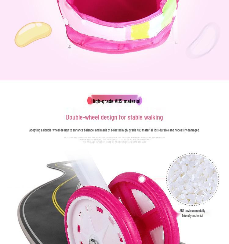 Детский домик с набором куклы и коляски