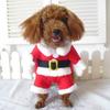 Cute Santa Skin-friendly Cosplay with Cap Pet Costume Dog Suit Dog Hoodies