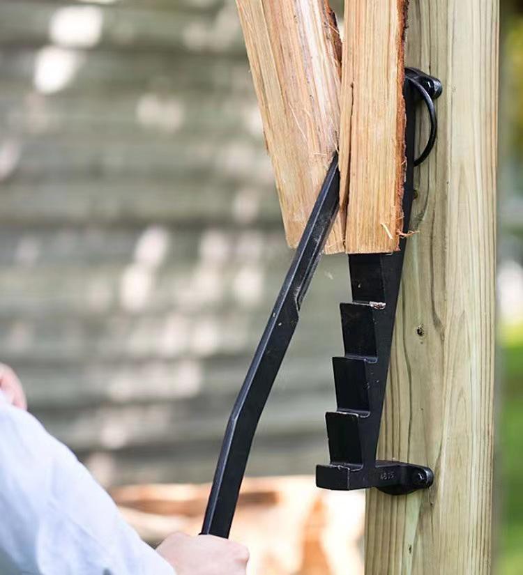 Настенный ручной дровокол из углеродистой стали