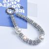 Beaded Pearl Wristlet Handbag: Chic Hanging Phone Lanyard, Little Fragrant Style, Durable and Stylish