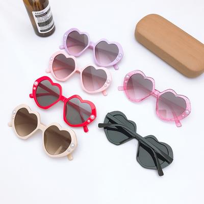 Солнцезащитные очки Love Girlfriends Pool Party Candy Color Peach Heart Glasses Heart-Shaped Trendy Sunglasses
