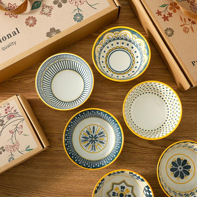 Винтажная скандинавская керамическая посуда, миска, подарочная коробка, подарок на открытие, подарки для корпоративного мероприятия, праздничные подарки