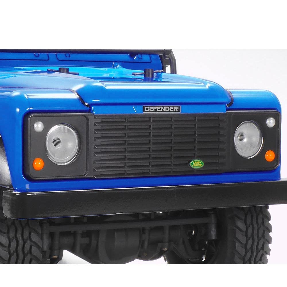 Tamiya Electric RC Car Special Project 1990 Land Rover Defender 90, окрашенный в светло-голубой цвет, 47478 1/10 № 178 1/10RC (Шасси CC-02)