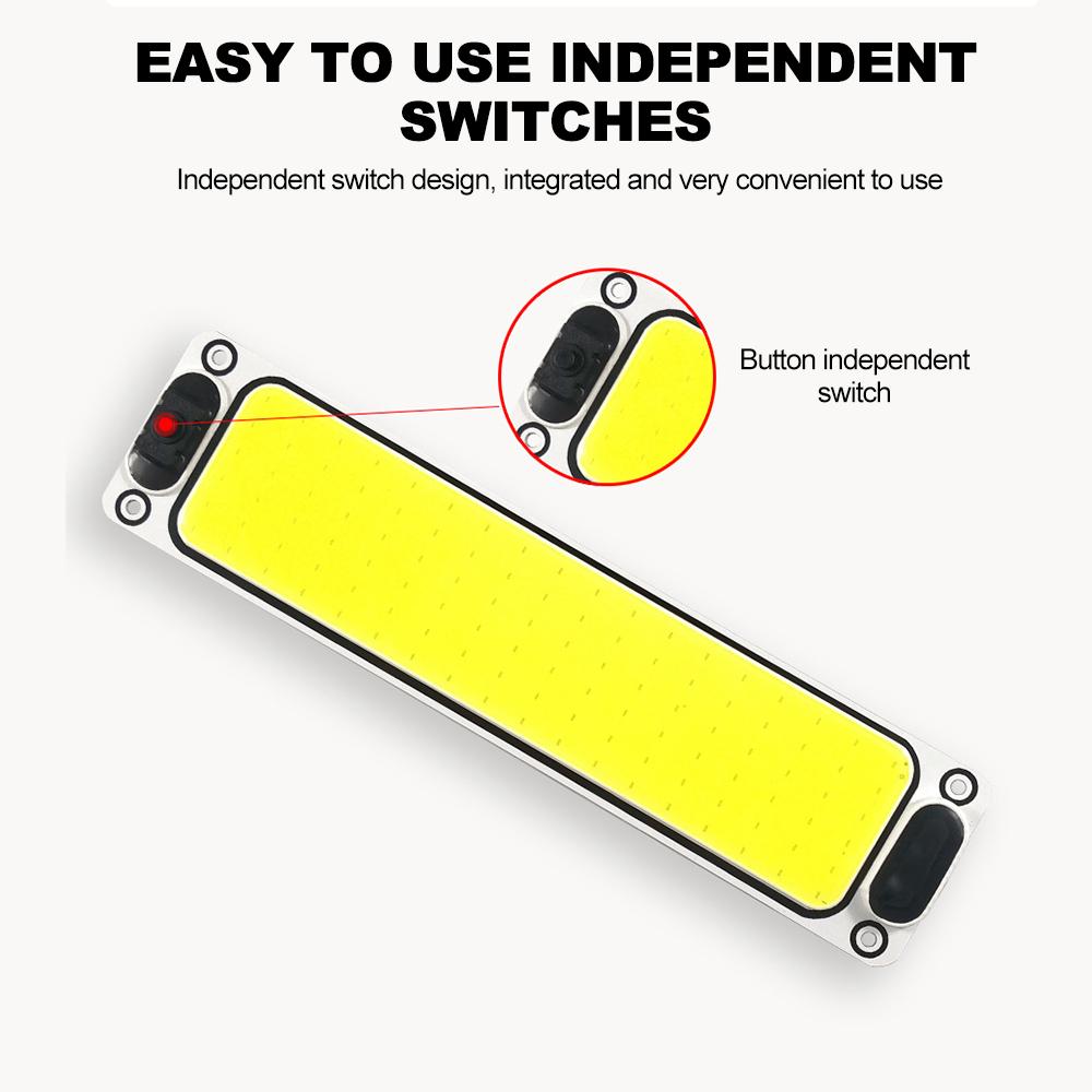 12 В-24 В автомобильный светильник для салона 54/108SMD COB, лампа для чтения, автомобильный плафон, светодиодная панель, водонепроницаемая самоклеящаяся лампа для грузовика