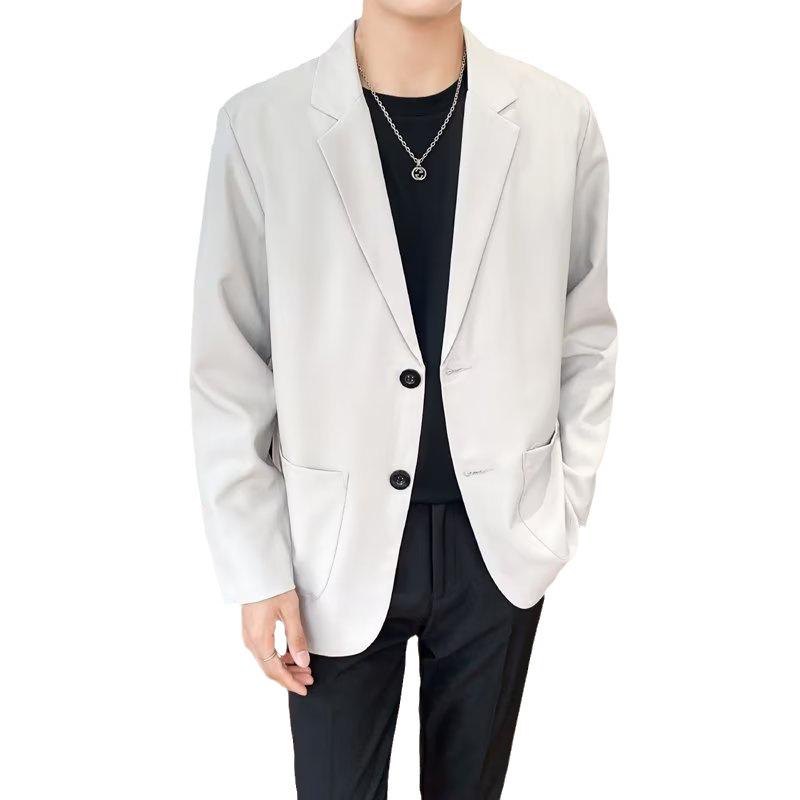 Мужской осенний универсальный повседневный пиджак в корейском стиле - модный дизайн в стиле Гонконга