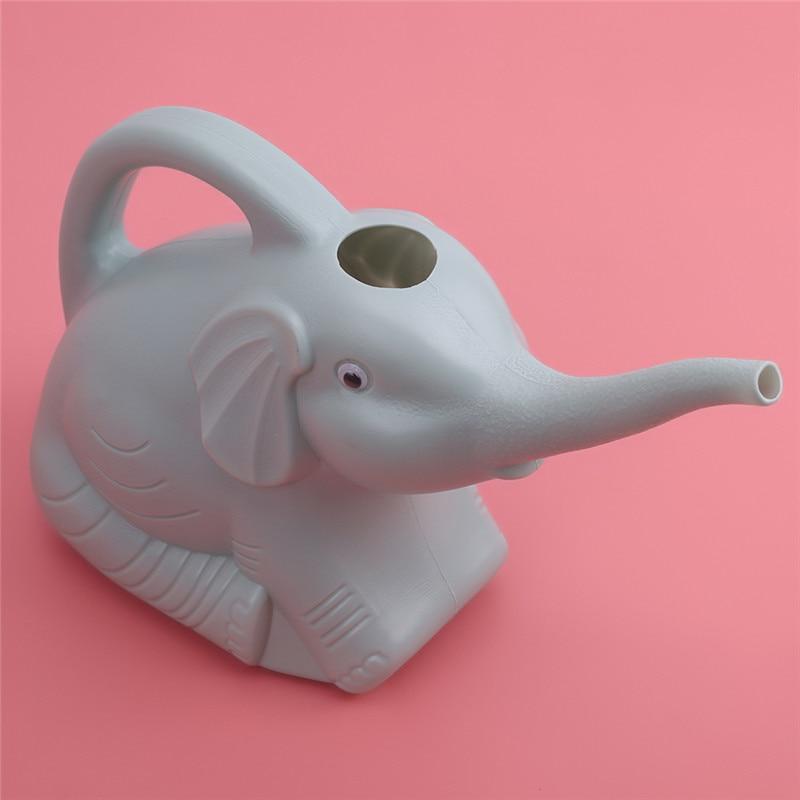 Уличная форма слона лейка горшок пластиковые садовые горшечные растения портативный 1 шт.