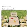 Mobigarden Mountain Stream Lightweight Aluminum Alloy Roll-Up Camping Table