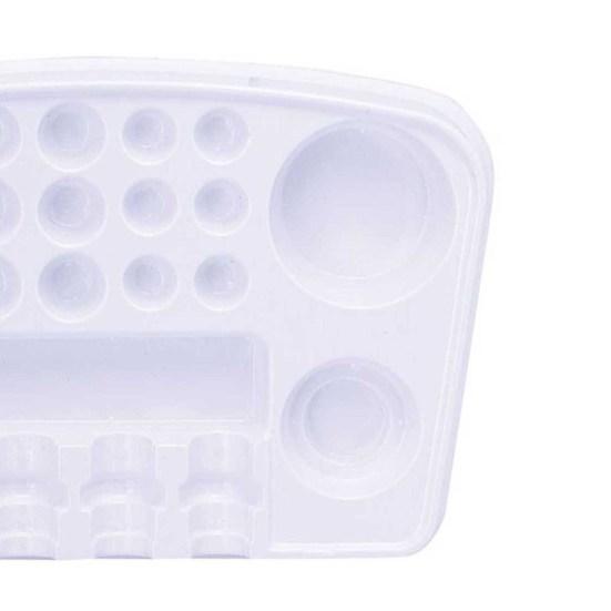 Держатель татуировки Легко держать Легко чистить Пластиковый лоток для пигментных чернил для татуировки для домашнего использования