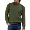 2025 Autumn/Winter New High-Neck Sweater Men's Solid Color Long-Sleeved Oversized Sweater Men's Clothing