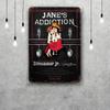 Плакат с декором Jane Addiction Винтажная жестяная табличка Металлическая табличка Декоративная табличка для паба Бара Мужской пещеры Клуба Настенное украшение