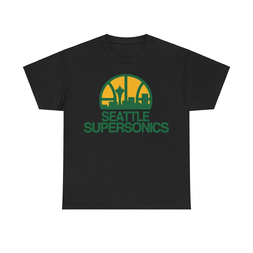 Seattle Supersonics Nostalgic Retro Basketball T-shirt Unisex T-Shirt
