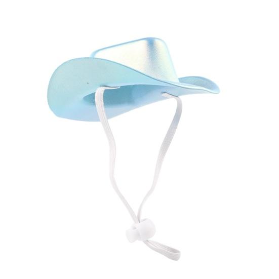 Ковбойская шляпа для домашних животных для маленьких собак и кошек, кепка для косплея, пляжная шляпа с козырьком, костюм щенка, аксессуары для уличной вечеринки, реквизит для фотосессии