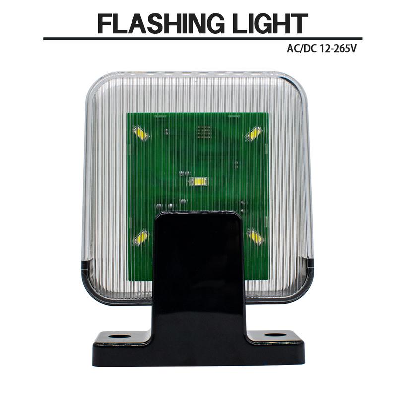Wall Mounted LED Emergency Strobe Light Flashing Warning Lamp Universal Outdoor Signal Alarm for Safety