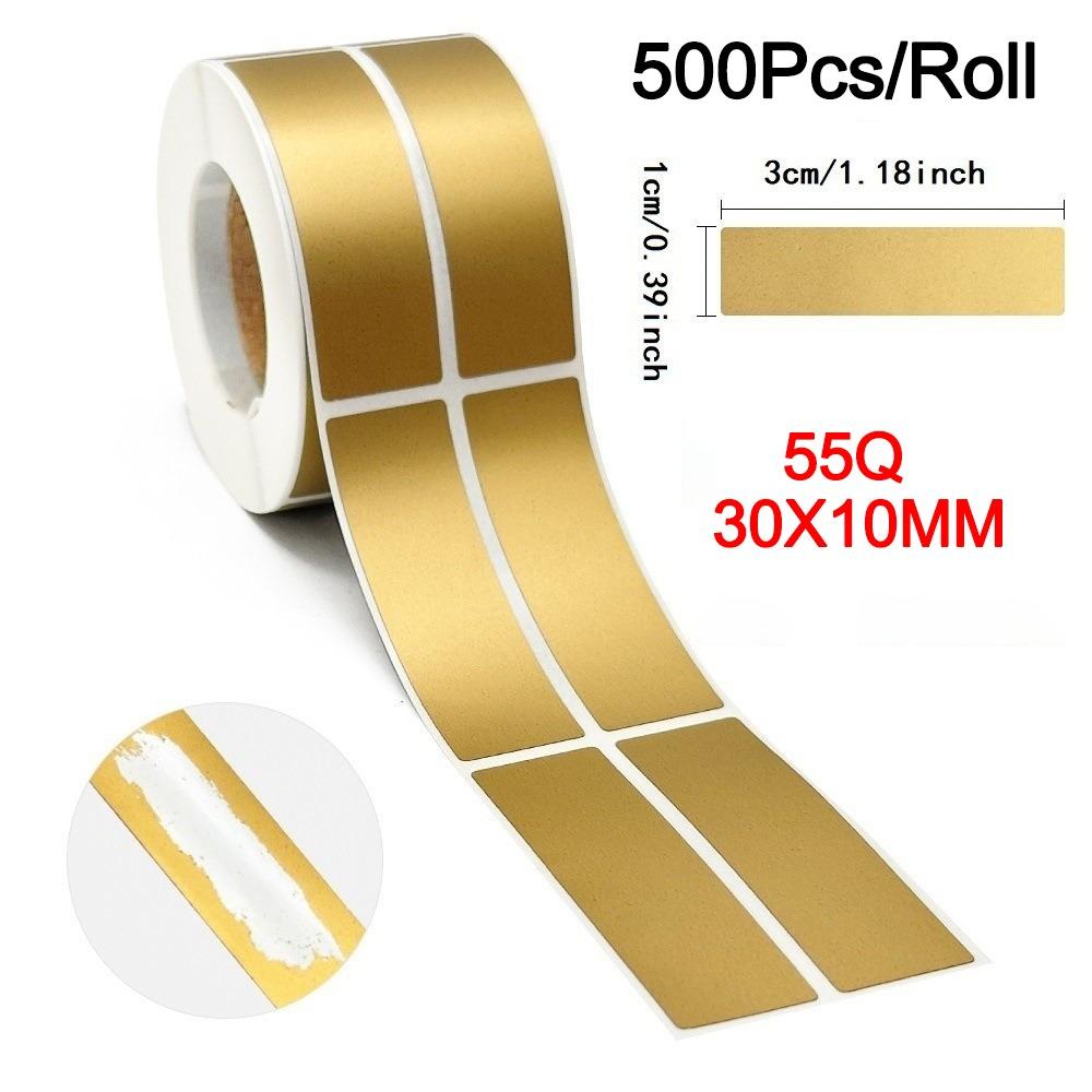 500/1000pcs/Roll Silver Gold Reward Game Labels Scratch Labels Stickers Party Activity Use