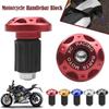 2pcs Motorcycle Handle Bar Ends Plug Grips Handlebar Plug Metal Handlebar Counterweight Plug Slider Motor Bike Grips Dirt