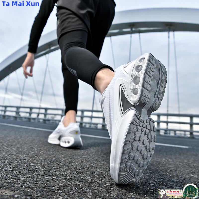 Мужские Женские PU воздушная подушка Амортизирующие Кроссовки Задний каблук ТПУ Обернутый Марафон Спортивные Мужские кроссовки Женская обувь кроссовки