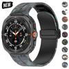 Камуфляжный ремешок для Samsung Galaxy Watch Ultra 47 мм, силиконовый магнитный браслет для Galaxy Watch 7 Ultra, сменный ремешок для часов