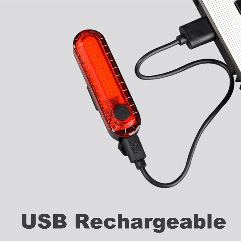 Задний велосипедный фонарь Задний мигающий фонарь Сверхяркие велосипедные задние фонари Перезаряжаемые Ночная езда Велосипедные сигнальные огни безопасности