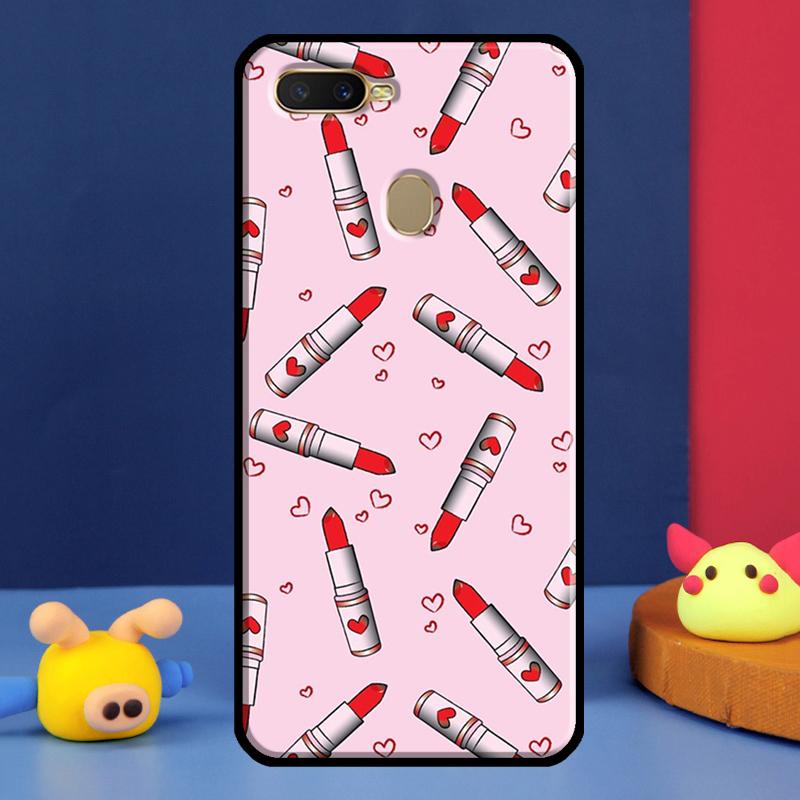 Чехол-косметичка для помады для Oppo A91 A5 A9 A16 A76 A96 A58 A78 A98 A52 A72 A74 A94 A54 S A57 A77 A15 A17
