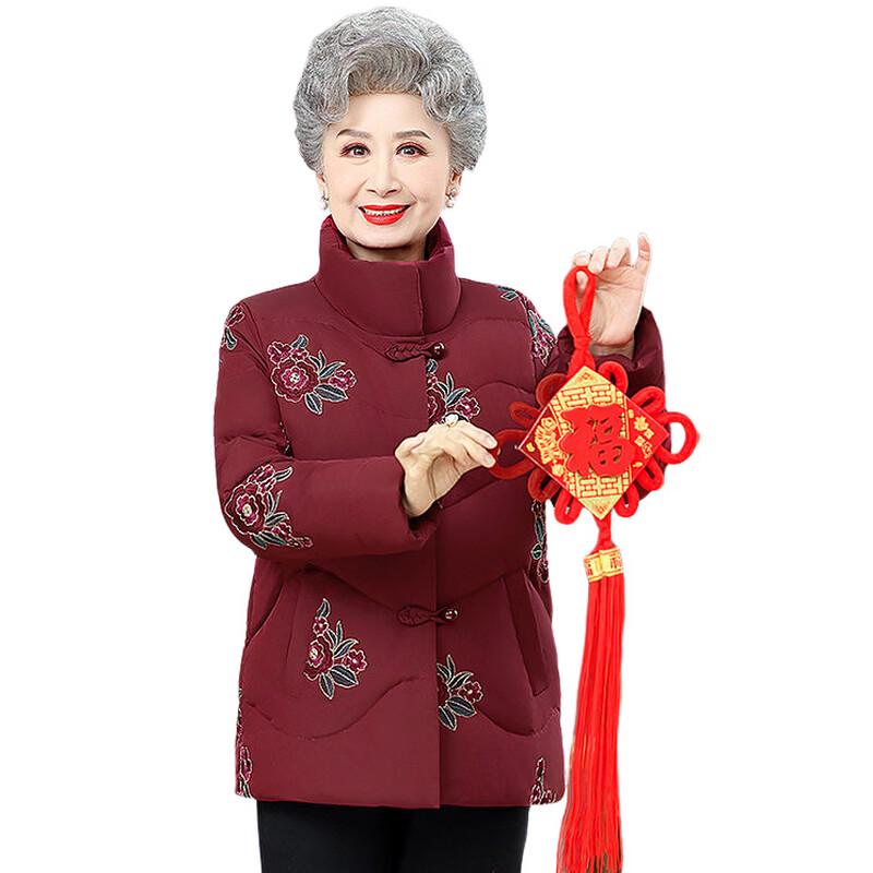 YUZHAOLIN Women's Plus Size Elderly Down Jacket
