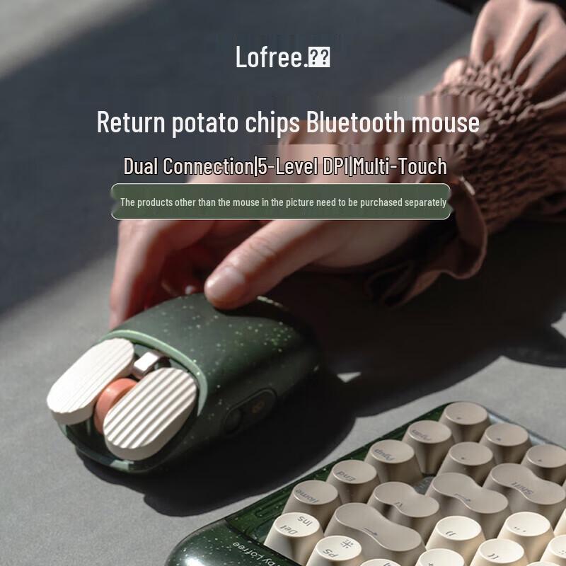 LOFREE New Dot Mechanical Keyboard & Potato Chip Mouse Combo