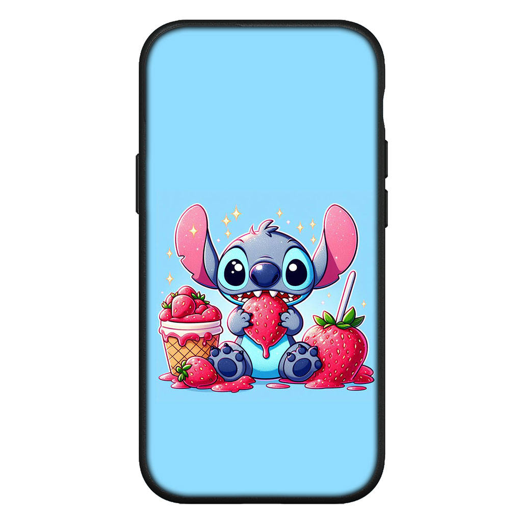 Чехол для iPhone 16 15 Xiaomi Redmi Note 14 13 12 11 Pro Max X 16e Samsung Galaxy S25 S24 S23 Moto OPPO Huawei Лило Стич Аниме Розовый Чехол для телефона