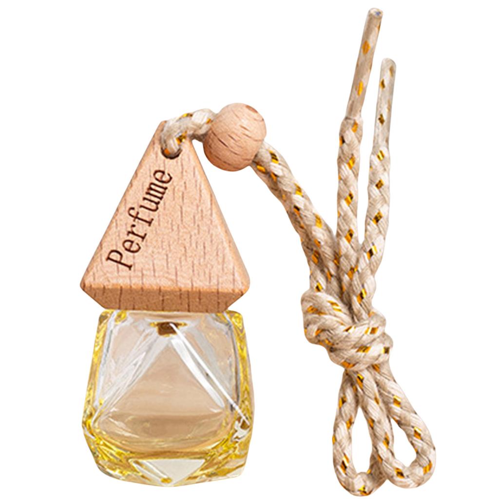 Автомобильный диффузор для духов, украшение для ароматерапии, подвесной флакон с треугольной крышкой, освежитель воздуха, диффузор для эфирных масел