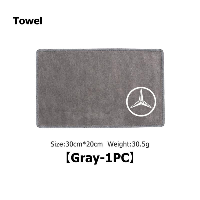 Car Microfiber Wash Towel Super Absorbency Drying Towel Soft Brush Tool For Benz AMG VIANO GLB GLC GLE GLK W108 W124 W126 W169 p8